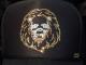 Skull Lion Swarovski cap Black��Gold