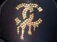 Parody Melting Swarovski cap Black��Gold