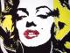 Marilyn Emblem Swarovski��Long T-shirt Black��Yellow