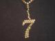 Seven Gold Swarovski necklace T-shirt ��lack