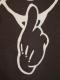 Secret mouse Swarovski T-shirt Black��Blue