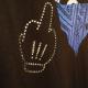 Gangster mouse Swarovski T-shirt Black��Blue