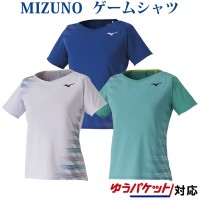 ミズノ ウィメンズゲームシャツ 62JA0218 レディース 2020SS バドミントン テニス ソフトテニス ゆうパケット(メール便)対応 半袖|ウエア|バドミントン