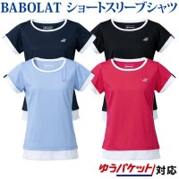 バボラ　CLUBショートスリーブシャツ　BWG1330C　レディース　2022SS　ゆうパケット(メール便)対応|ウエア|バドミントン