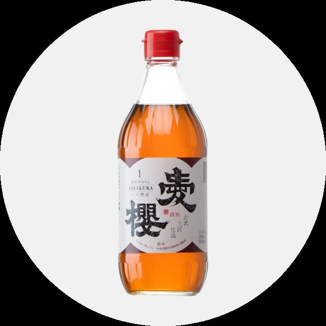 古式三河仕込 愛櫻 純米本みりん一年熟成500ml【愛知県碧南市　杉浦味淋株式会社】