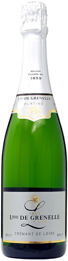 クレマン・ド・ロワール ブリュット（白・発泡）　フランス　ロワール地方　ルイ・ド・グルネル