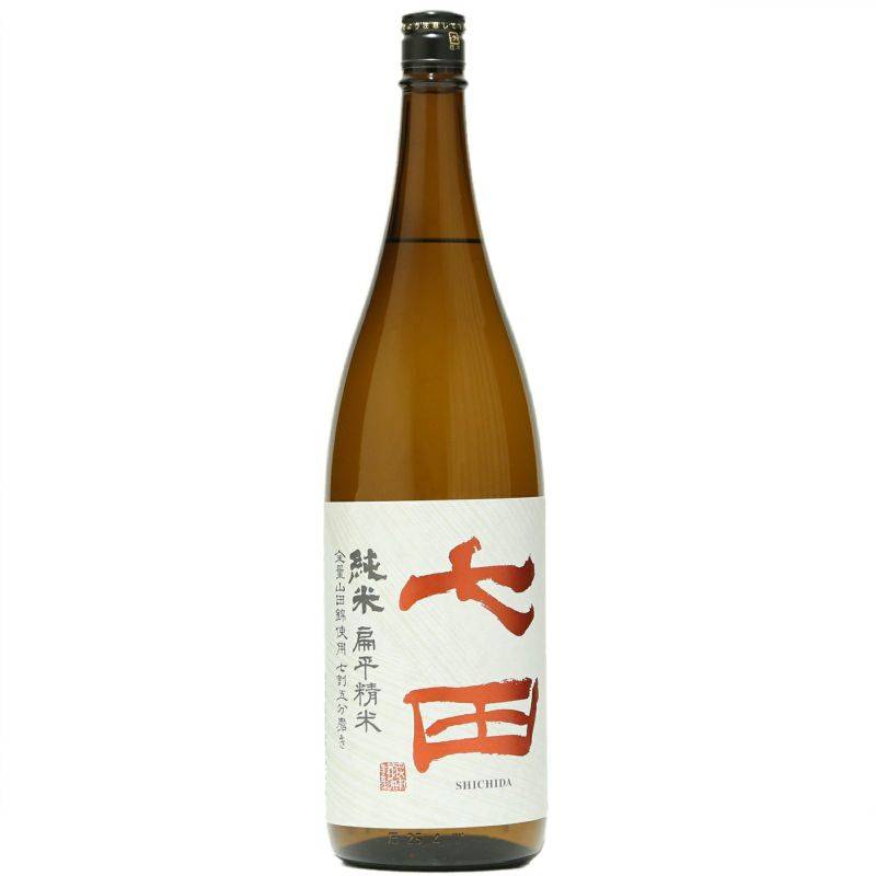 七田　純米　七割五分磨き　山田錦　扁平精米　720ml【佐賀の銘酒、天山酒造の限定日本酒】