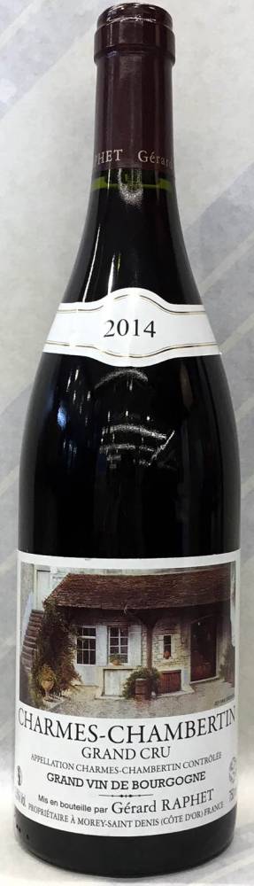 2014年　シャルム　シャンベルタン　グランクリュ（赤）　フランス　ブルゴーニュ地方　ジェラール　ラフェ