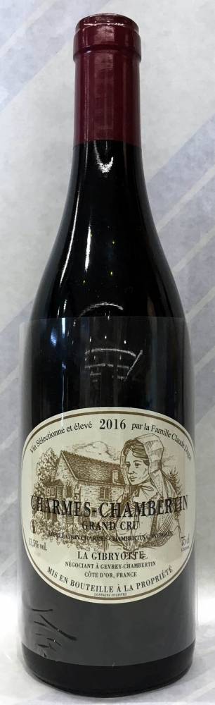 2016年　シャルム・シャンベルタン　特級畑　ラ・ジブリオット（赤）　フランス　ブルゴーニュ地方