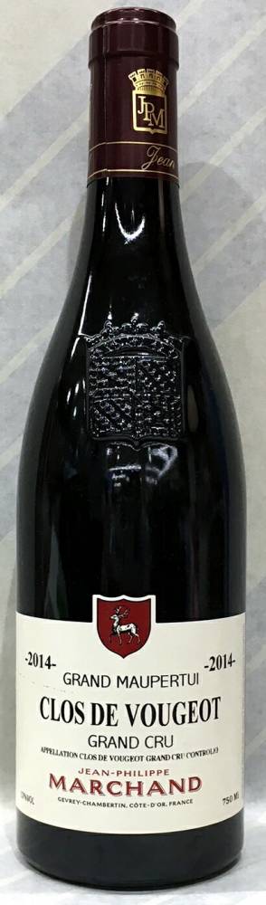 2014年　クロ・ヴージョ　特級畑　ジャン・フィリップ・マルシャン（赤）　フランス　ブルゴーニュ地方