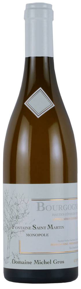 2020年 オート・コート・ド・ニュイ　フォンテーヌ・サン・マルタン　モノポール　ミッシェル　グロ（白）　フランス　ブルゴーニュ地方