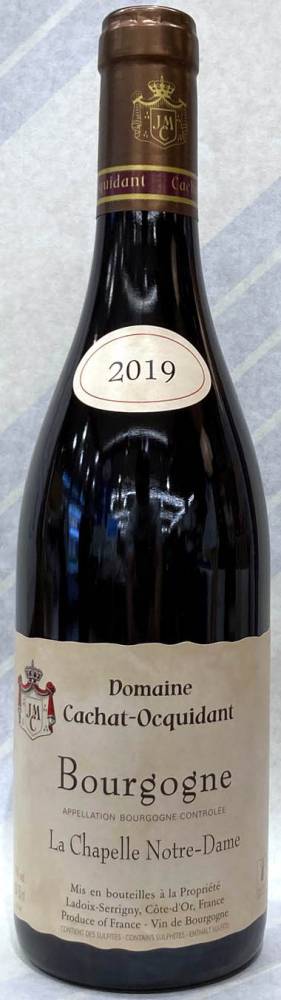 2019年　ブルゴーニュ ラ・シャペル・ノートルダム　カシャ・オキダン（赤）　フランス　ブルゴーニュ地方