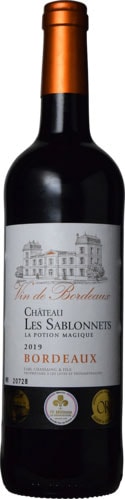 2019年　シャトー・レ・サブロネ　（赤）　ボルドー　AOC