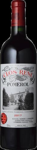 2017年　クロ・ルネ（赤）750ml　ボルドー　ポムロール