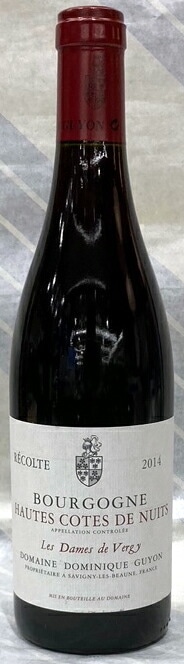 2014年　オート・コート・ド・ニュイ（赤）ドミニク・ギヨン750ml　フランス　ブルゴーニュ