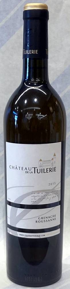 2015年　シャトー・ド・ラ・テュイルリー（白）　フランス　コート・デュ・ローヌ　コスティエ・ド・ニームＡＯＣ