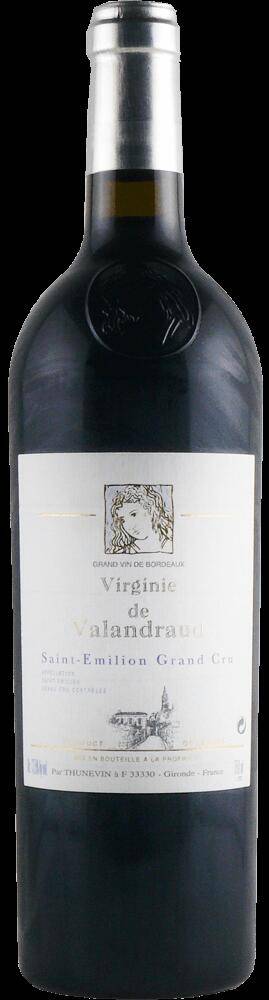 2017年　ヴィルジニー・ド・ヴァランドロー（赤）　フランス　ボルドー　サンテミリオン