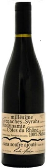 2019年　コート　デュローヌ　キュヴェ　ナチュール　サン　スフル（赤）フランス　コート・デュ・ローヌ地方