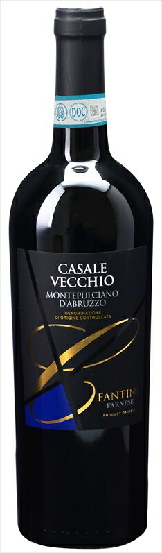2022年　モンテプルチャーノ　ダブルッツォ（赤）　イタリア　アブルッツォ州　カサール・ヴェッキオ
