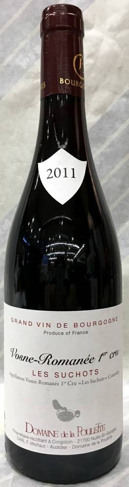 2011年　ヴォーヌ ロマネ 1級畑 レ　スショ（赤）750ml　ブレット