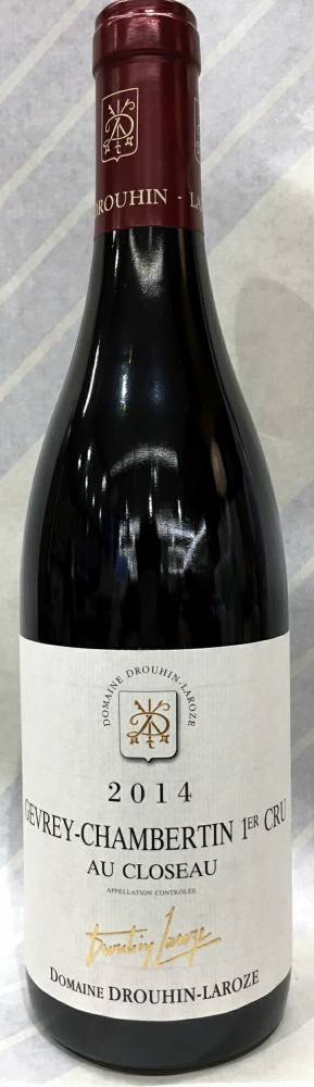 2014年 ジュヴレ　シャンベルタン１級畑　オー・クロゾー（赤）　ドルーアン・ラローズ　フランス　ブルゴーニュ地方