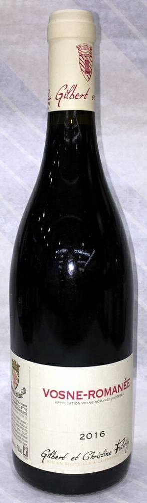 2016年　ヴォーヌ・ロマネ（赤）750ml　アンリ・フェレティグ