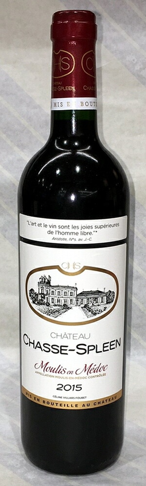 2016年 シャトー シャス スプリーン　ムーリー（赤）750ml
