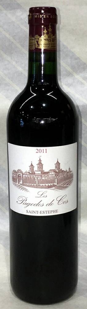 2014年 レ・パゴド・コス（赤）750ml　ボルドー地方　サン・テステフ