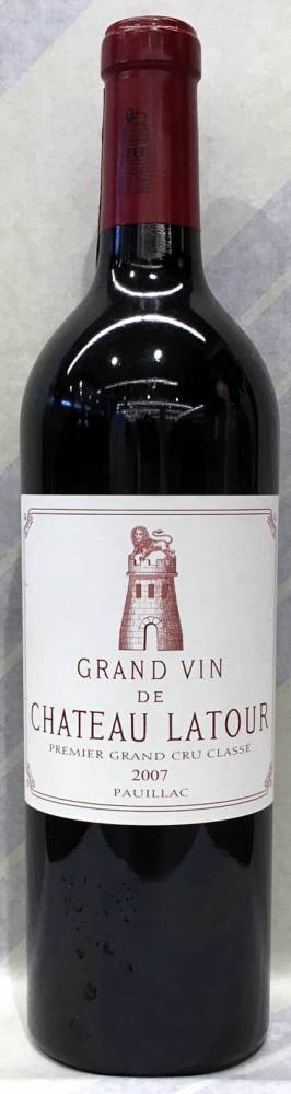 2007年　シャトー・ラトゥール　フランス　ボルドー地方　ポイヤックA.O.C