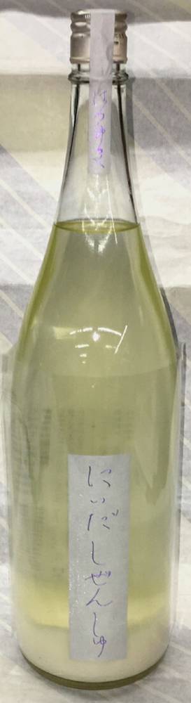 にいだしぜんしゅ　はつゆきだより　生もと純米うすにごり生　720ml【自家栽培のお米で醸す旨口の純米！】
