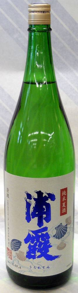 【宮城の銘酒】浦霞　純米夏酒　1.8L