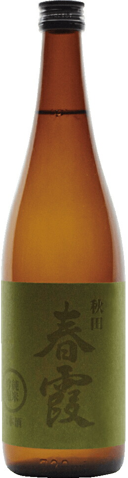春霞　純米吟醸　緑ラベル　1.8L【秋田県仙北郡　栗林酒造店】【NEXT５】