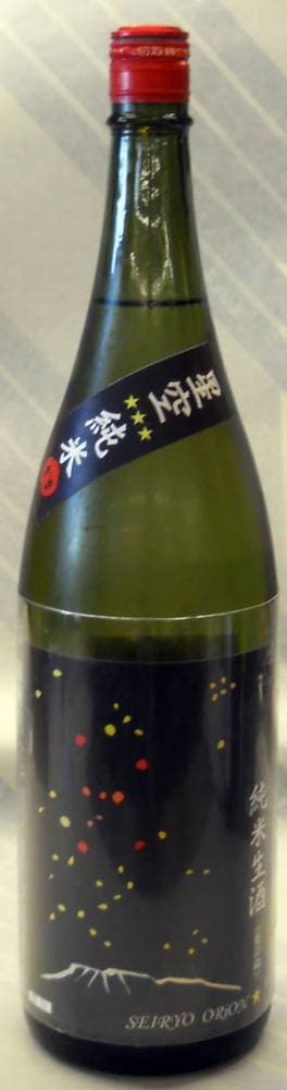 伊予　賀儀屋　星空純米　SEIRYO　ORION　生酒　720ml【愛媛県西条市　成龍酒造の冬の限定日本酒】
