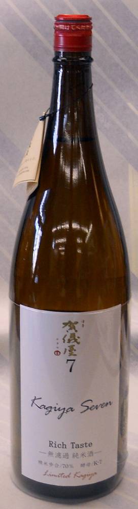 伊予　賀儀屋　カギヤセブン　KAGIYA　SEVEN7　Rich　Taste　純米酒　720ml【酒は夢と心で造るもの、愛媛は西条の成龍酒造】