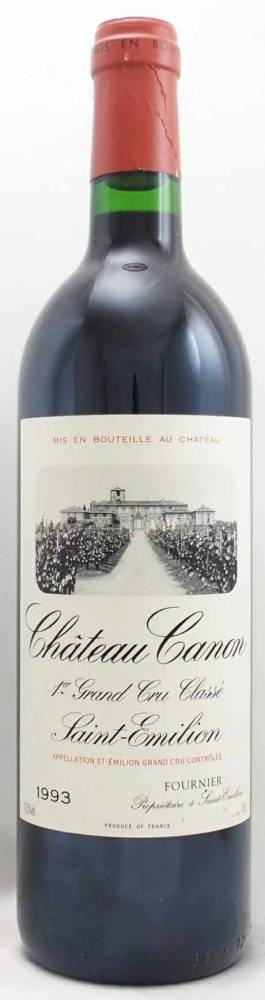 シャトー カノン 1993年（赤）ボルドー　サンテミリオン第一特別級B　750ml