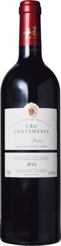 クリュ・カントメルル　オーク樽貯蔵2011年（赤）ボルドー・スペリュール　750ml