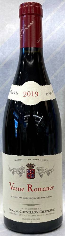 2019年　ヴォーヌ・ロマネ　シェヴィヨン・シェゾー（赤）フランス　ブルゴーニュ