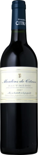 2007年　ムーラン・ド・シトラン（赤）ボルドー　オー・メドック
