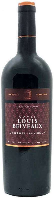 2021年　ルイ・ベルヴォー 　カベルネソーヴィニヨン（赤） フランス　ラングドック地方