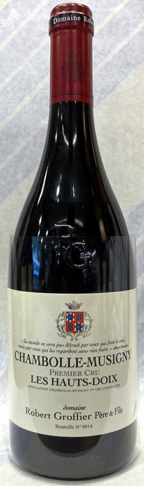 2020年シャンボール・ミュジニー1級畑レ・オー・ドワ　750ml（赤）ブルゴーニュ　ドメーヌ・ロベール・グロフィエ