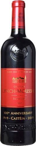 2019年　シャトー・ランシュ・ムーサ　100周年記念ラベル（赤）ボルドー　メドック３級格付