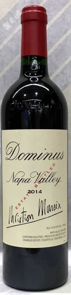 2019年　ドミナス　ナパヴァレー（赤）　アメリカ　カリフォルニア州　ナパヴァレー