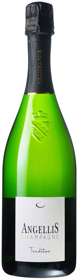 シャンパーニュ　アンジェリス　トラディション　ブラン・ド・ノワール　ブリュット（白・泡）