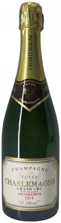 2014年　ギイ・シャルルマーニュ　キュヴェ・シャルルマーニュ・レ・クルメ・グラン・クリュ（白・泡）シャンパーニュ