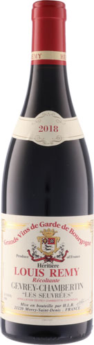ジュヴレ・シャンベルタン レ・スヴレ2018年ドメーヌ・ルイ・レミー（赤）ブルゴーニュ