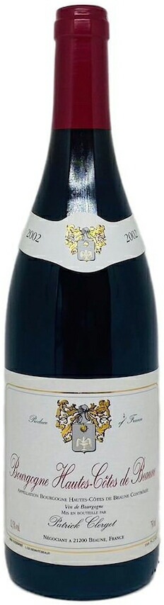 オート・コート・ド・ボーヌ　2002年パトリック・クレルジェ（赤）ブルゴーニュ