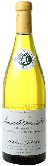 ムルソー　1級畑ジュヌヴリエール　2004年　ルイ・ラトゥール（白）ブルゴーニュ