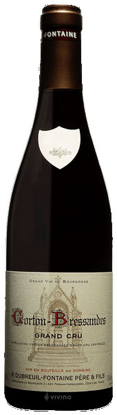 コルトン・ブレッサンド　グランクリュ2019年　デュブレイユ・フォンテーヌ（赤）ブルゴーニュ