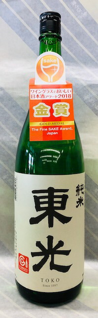 東光　純米酒　1.8L【試飲会でコストパフォーマンスの良さに驚き】