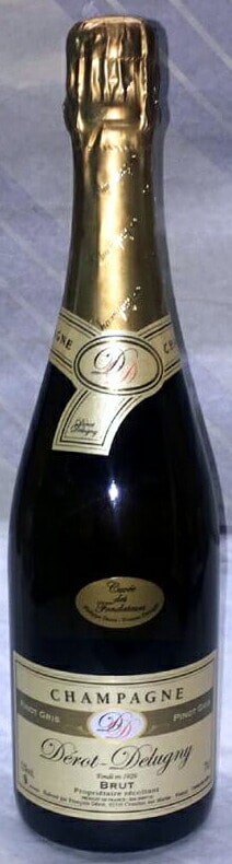 デロ・ドゥリュニー　キュヴェ・デ・フォンダトゥール　ブリュット　ピノグリ（白・泡）シャンパーニュ